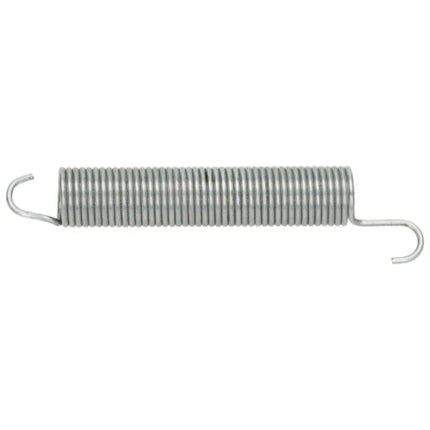Two gray metal rods on a white background