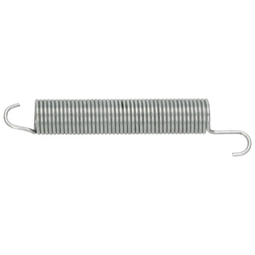 Two gray metal rods on a white background