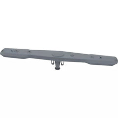 Gray metal bracket on a white background
