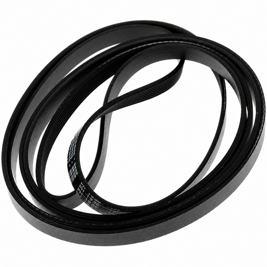 Black belt on a white background
