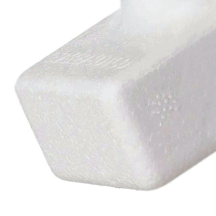 Close-up of a white sock on a white background