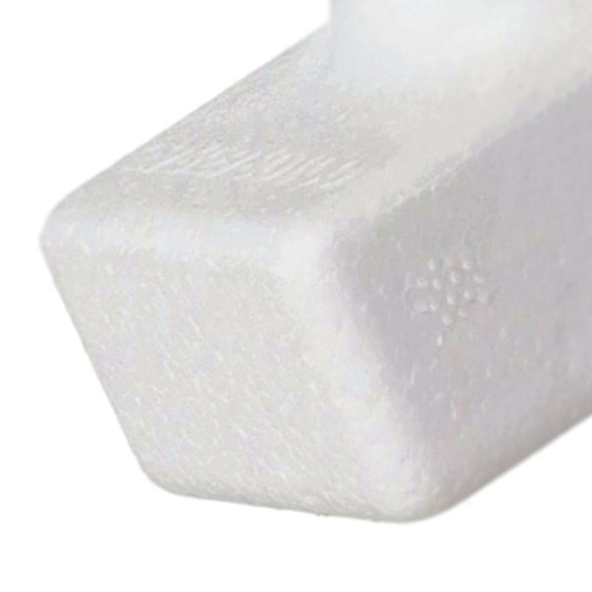Close-up of a white sock on a white background