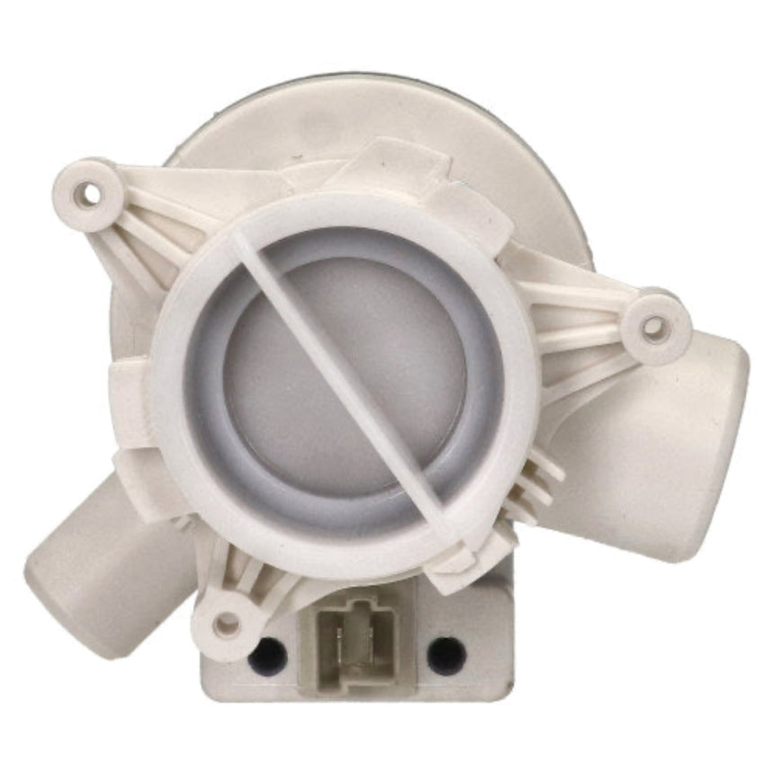 White mechanical component on a white background