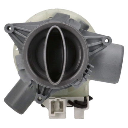 Gray and black mechanical component on a white background