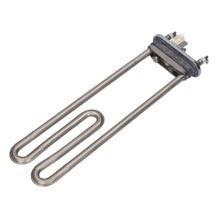 A stainless steel U-shaped heating element with a threaded connector at one end, shown on a plain white background.