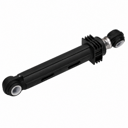 A black plastic and metal mounting bar or bracket with two threaded ends, shown on a plain white background.