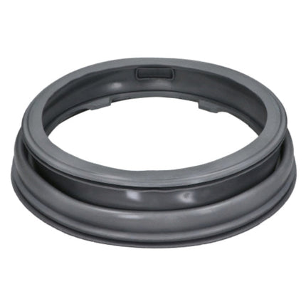 A dark gray plastic replacement ring, likely a dishwasher or appliance seal, shown on a solid white background.