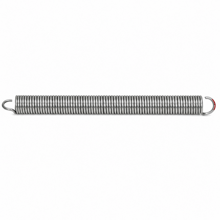 Replacement dishwasher door spring repair kit including tension spring, plastic door cable and end guide, suitable for selected Bosch, Siemens, Neff and Balay dishwashers.