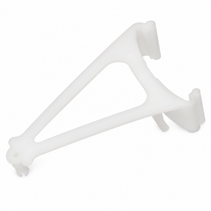 Replacement dishwasher door spring repair kit including tension spring, plastic door cable and end guide, suitable for selected Bosch, Siemens, Neff and Balay dishwashers.