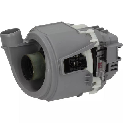 Gray mechanical component on a white background