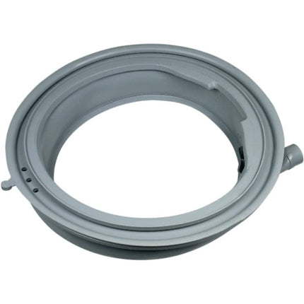 Gray rubber gasket on a white background