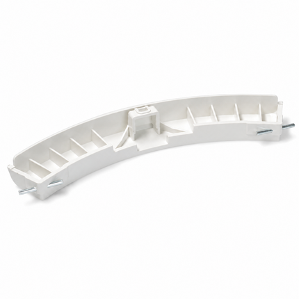Metal socket tool on a white background