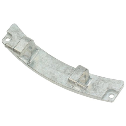 Metal pipe with elbow on a white background