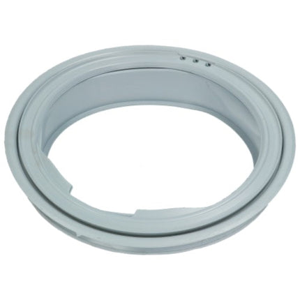 Gray rubber gasket on a white background