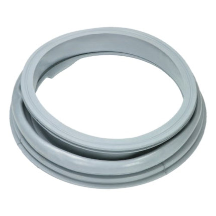 Gray rubber gasket on a white background