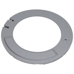 Gray plastic ring on a white background