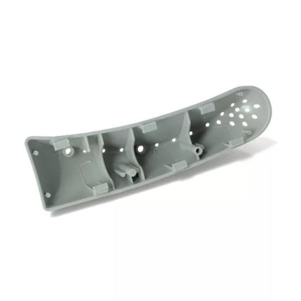 A gray molded plastic replacement part with multiple internal cavities and circular ventilation holes, shown on a white background.