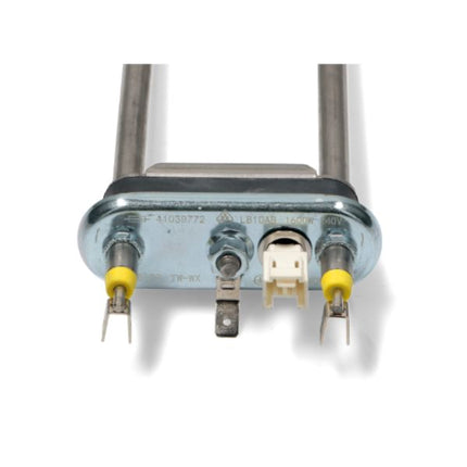 Electrical connector with multiple pins on a white background