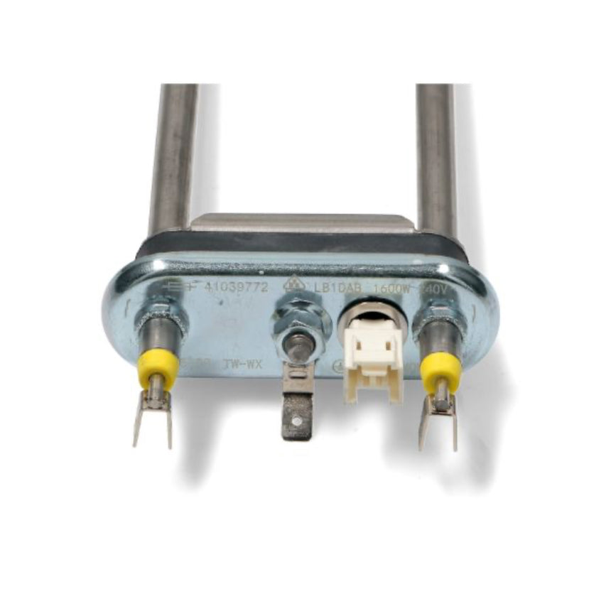 Electrical connector with multiple pins on a white background