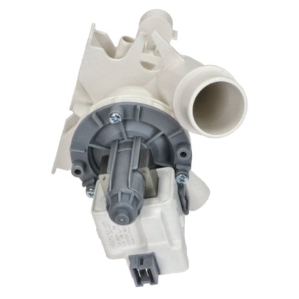 Dishwasher pump assembly on a white background