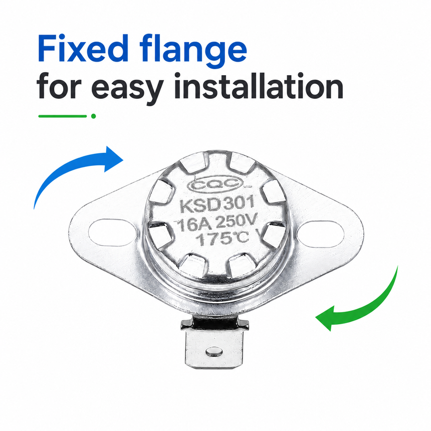 Universal Dryer Thermostat Thermal Cut-Out 175°C