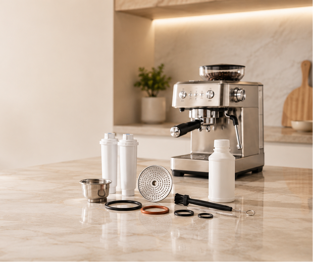 Banner image for: <p></p><p></p><h5></h5><h5></h5><h5>Coffee Machine Parts </h5><h5>& Accessories</h5>