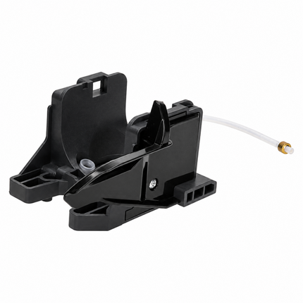 A black plastic replacement component with a small clear tube and a gold-toned connector, shown on a plain white background.