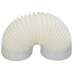 White inflatable neck pillow on a white background