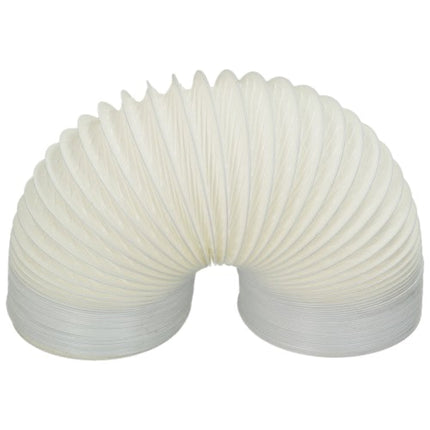 White inflatable neck pillow on a white background