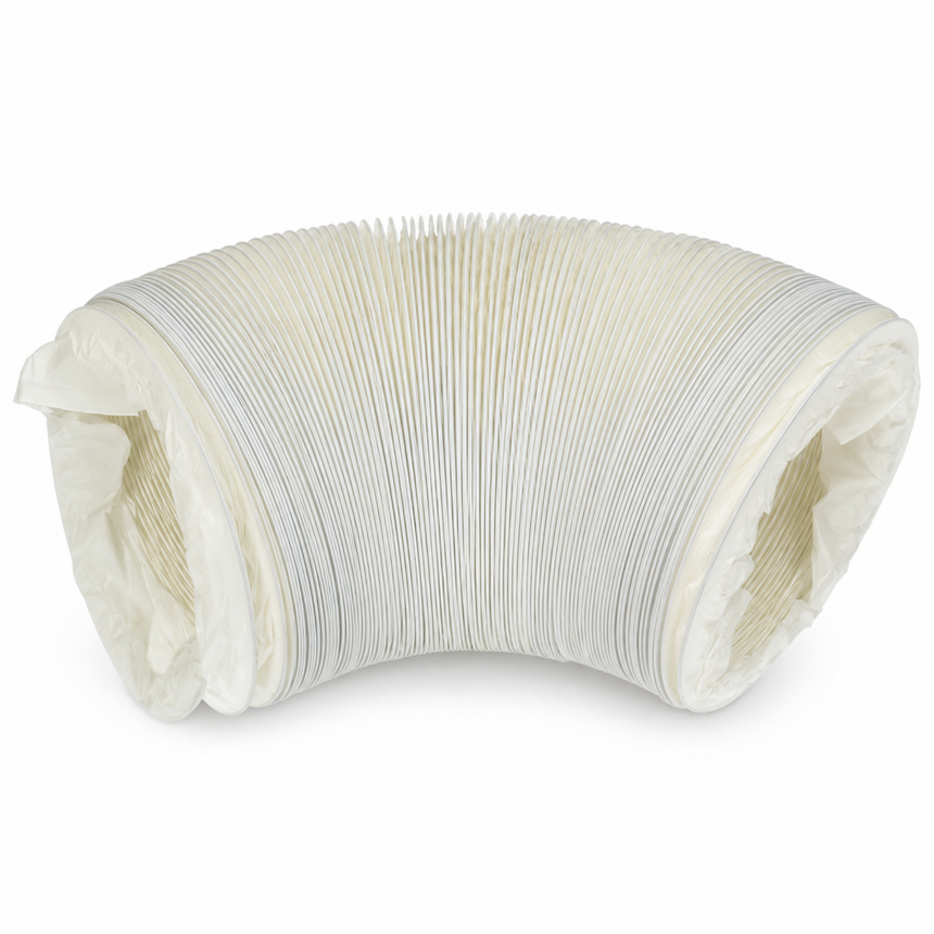 Roll of white paper on a white background