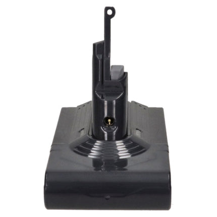 A black plastic mounting bracket or base with a vertical post and a small hanging loop at the top, shown on a plain white background.