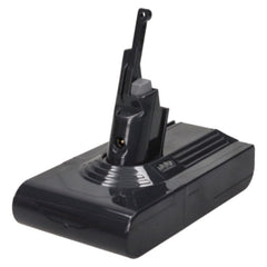 A black replacement battery with an integrated vertical charging port and latch, shown on a plain white background.