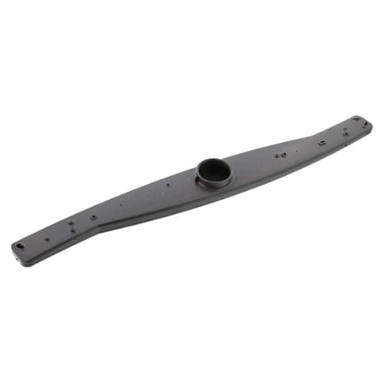 Black metal bracket on a white background
