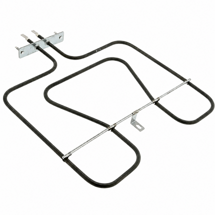 Oven heating element on a white background