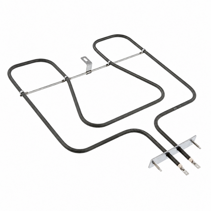 Oven heating element on a white background