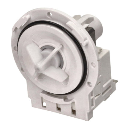 White mechanical component on a white background