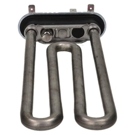 A metal U-shaped heating element coil, likely a water heater or boiler component, shown against a plain white background.