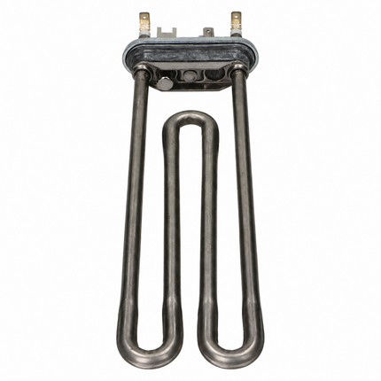 A stainless steel U-shaped heating element, commonly used as a replacement part for water heaters or furnaces, shown against a plain white background.