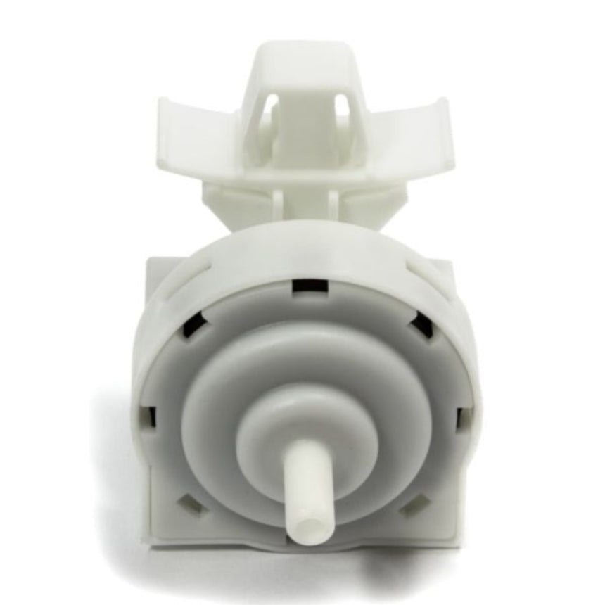 White mechanical pump on a white background