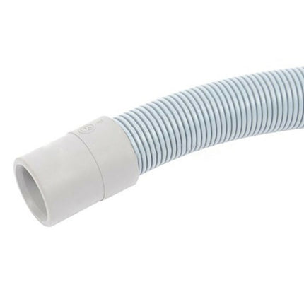 White and gray hose on a white background