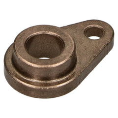 Bronze mechanical component on a white background