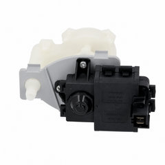 Mechanical pump assembly on a white background