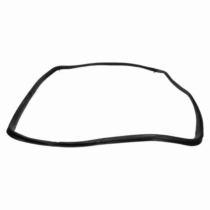 A black rubber gasket or trim seal shown on a plain white background.