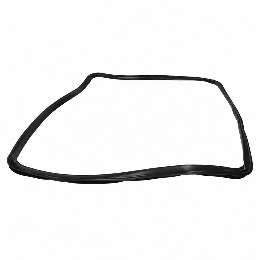 A black rubber gasket or seal shown on a plain white background.