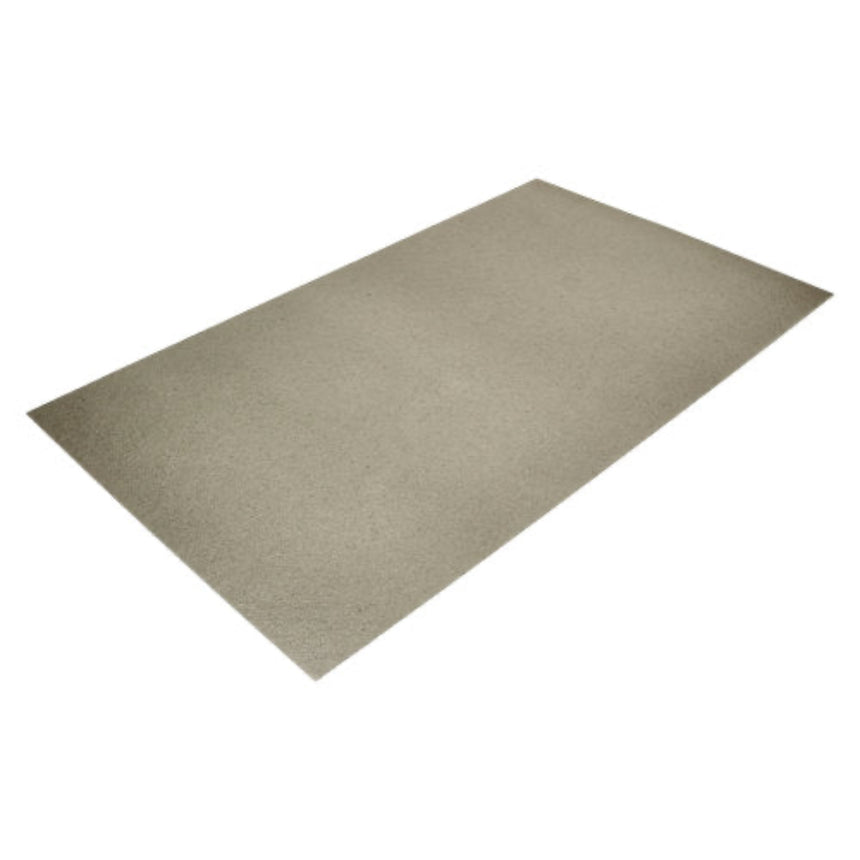 Beige rectangular rug on a white background
