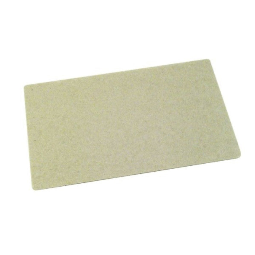Rectangular beige felt pad on a white background