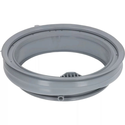 Gray rubber gasket on a white background