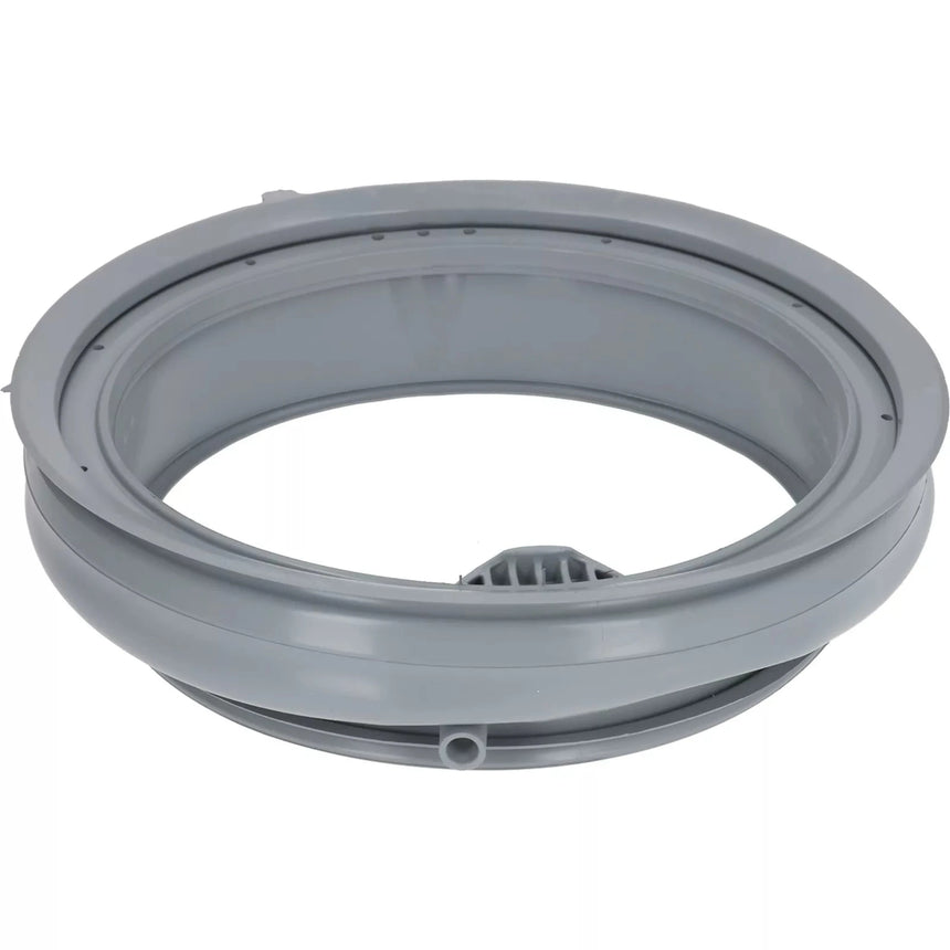 Gray rubber gasket on a white background