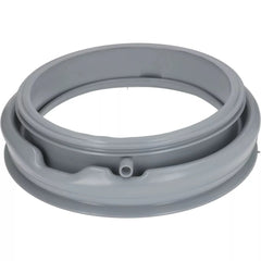 Gray rubber gasket on a white background