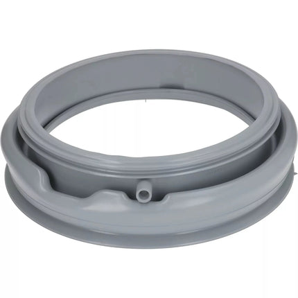 Gray rubber gasket on a white background